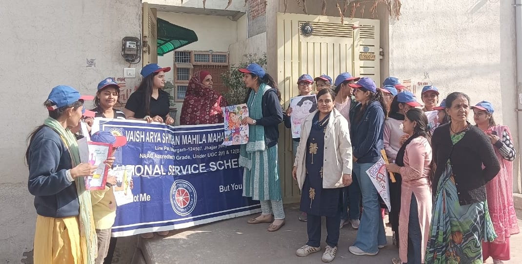 Volunteers raised awareness through poster competition