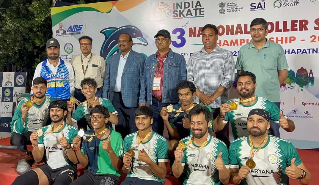 Sports: Jashan Saini won gold medal in National Roller Skating