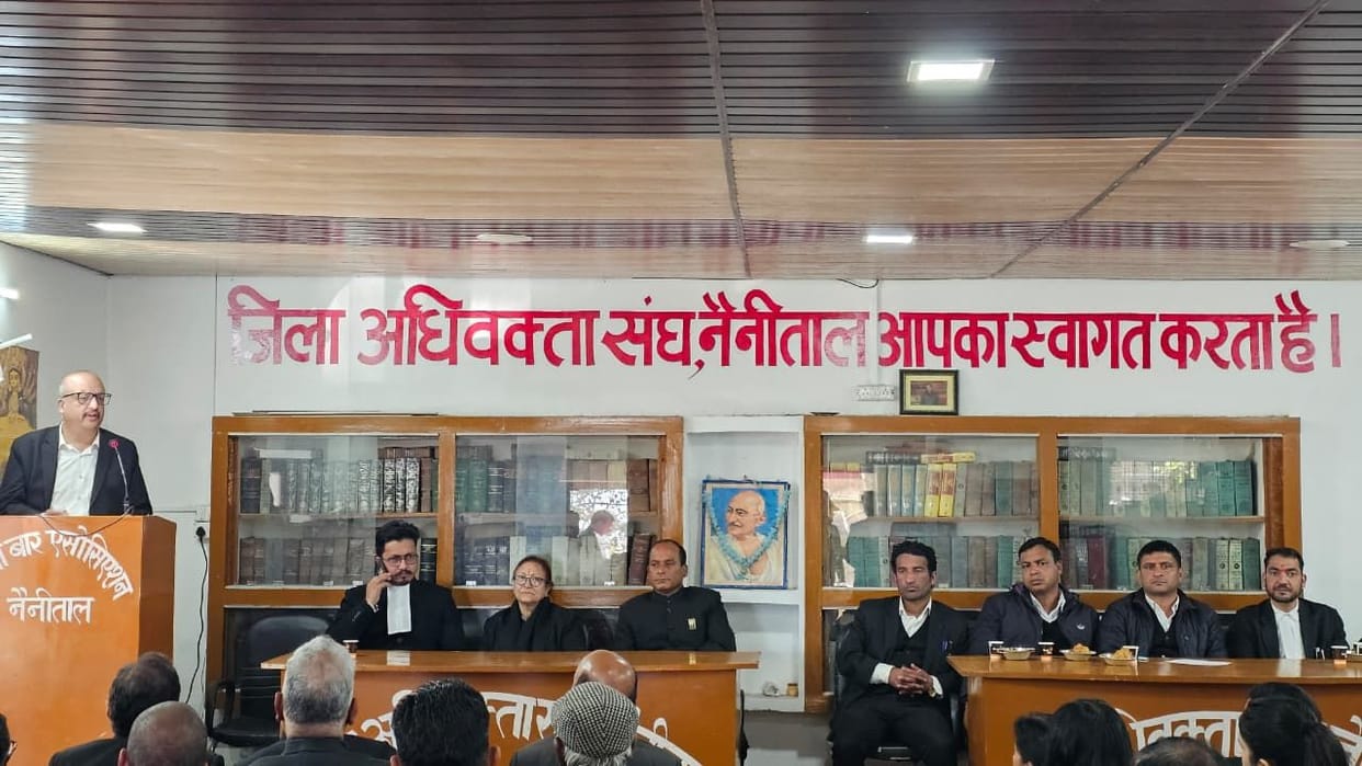 A digital library will be set up in the Nainital District Bar Association building.