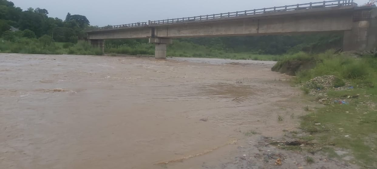 The double-lane bridge, completed two years ago, has been closed due to the lack of a connecting road.