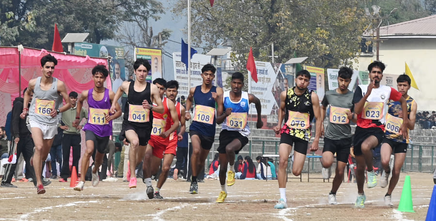 Sharda came first in the 800 meter race