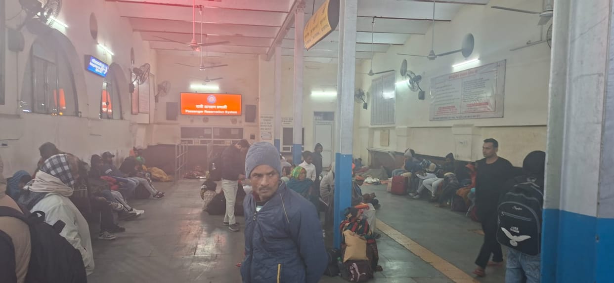 Rail traffic was affected, with 20 trains arriving several hours late
