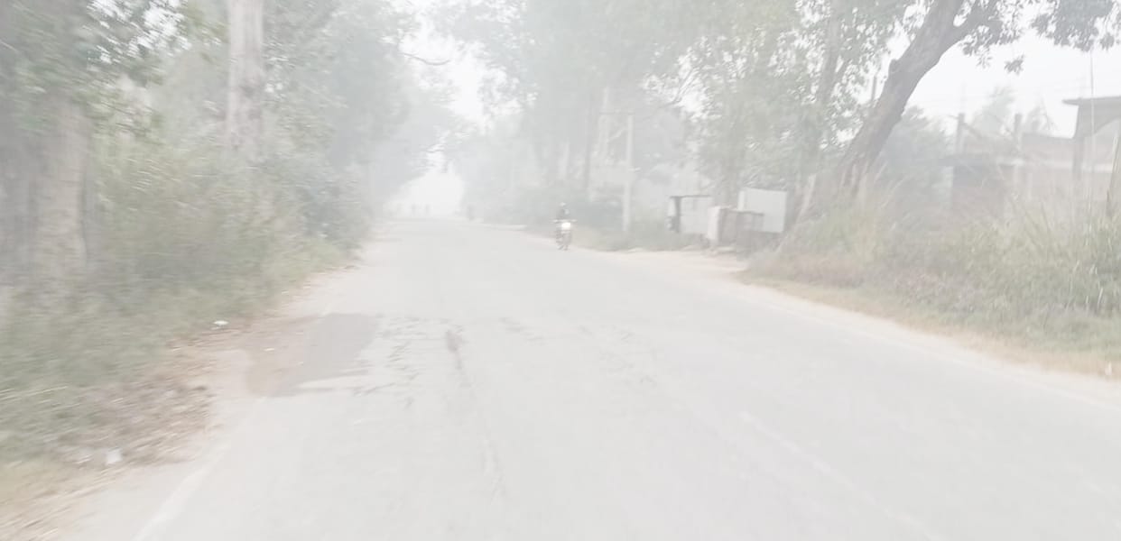 Cold winds and fog increased the chill, the mercury dropped by four degrees... the chill increased.