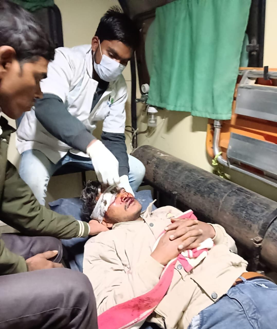 108 ambulance worker becomes angel for a youth injured in a road accident