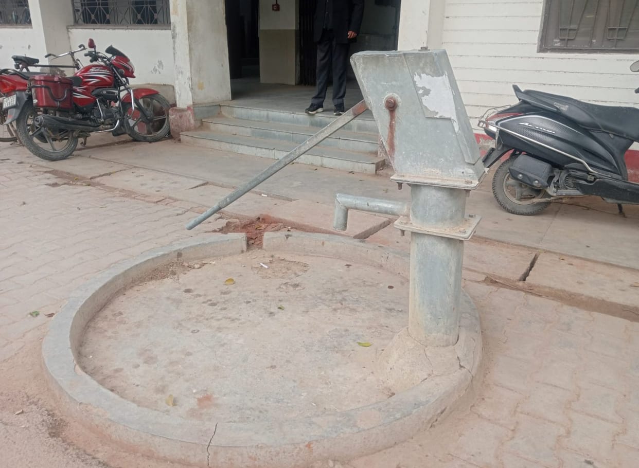 Hand pump is not providing water, thirst has to be quenched by buying RO water