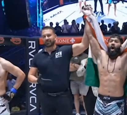 rohtas bihar news: indian fighter shines at kangoo fight night, mma fighters, sports news, rohtas news