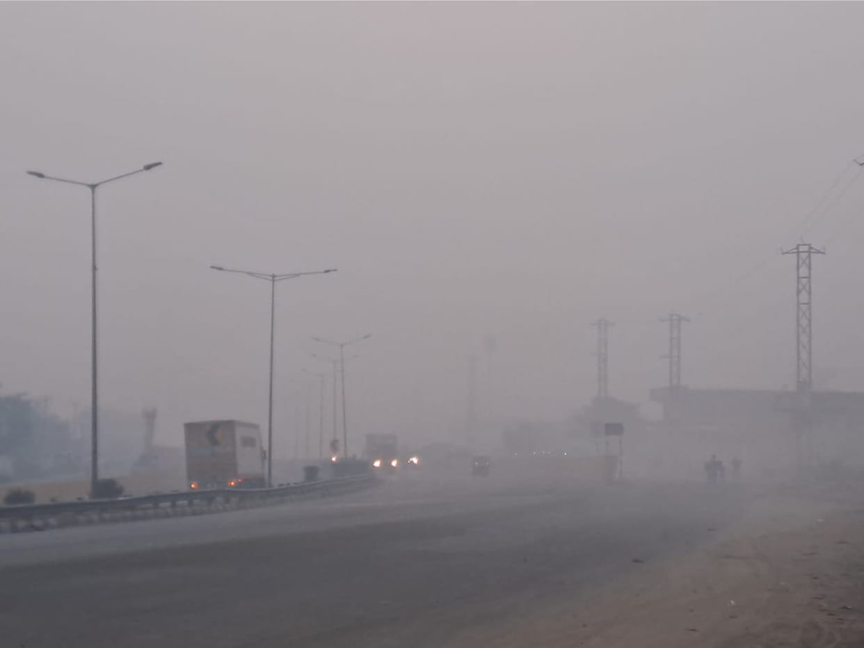People were troubled by the dense fog