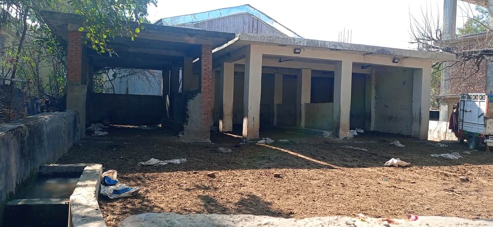 खाली पड़ा कैटल पांड।