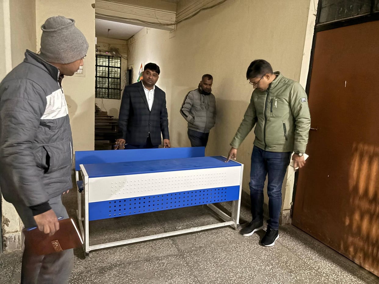 Desks and benches purchased for 15 PM Shri schools at a cost of Rs 34 lakh