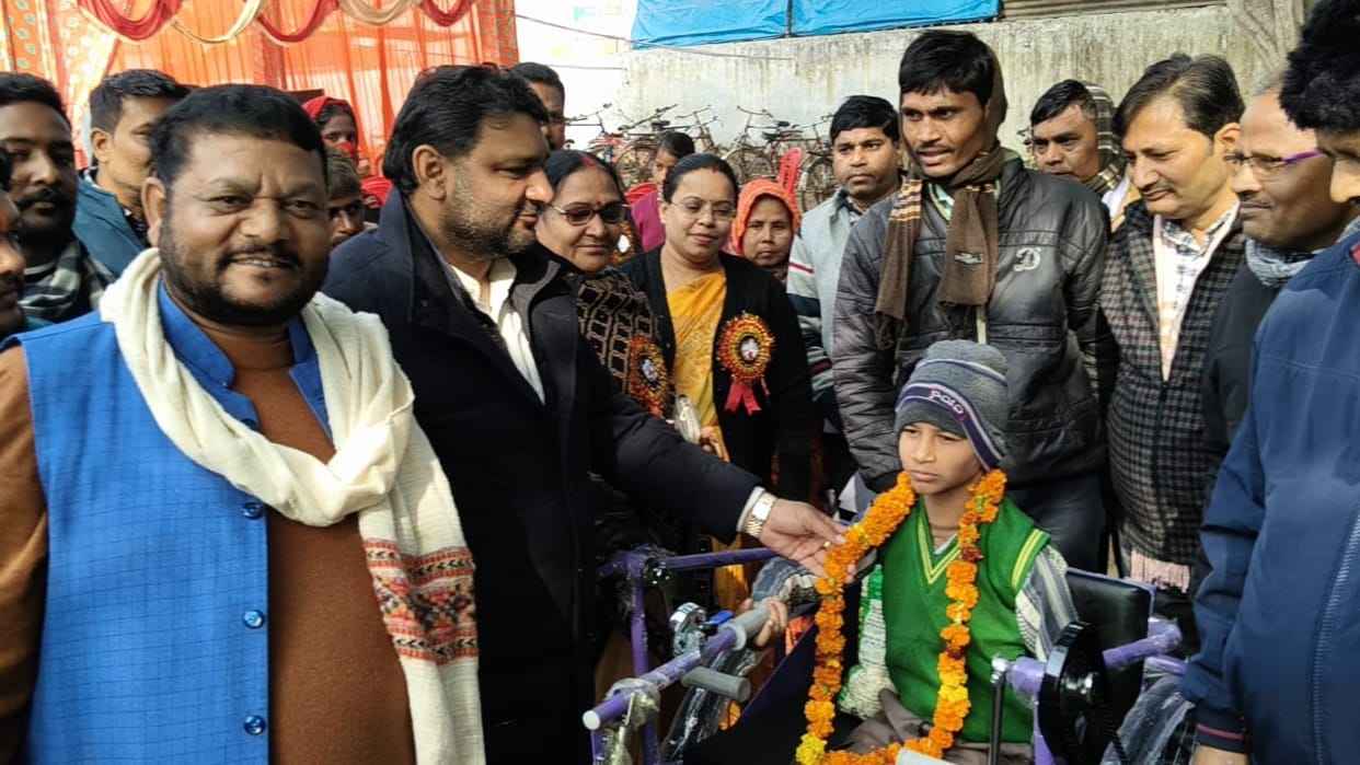 194 children with disabilities were given assistive devices.