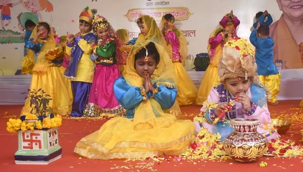 The children gave wonderful performances