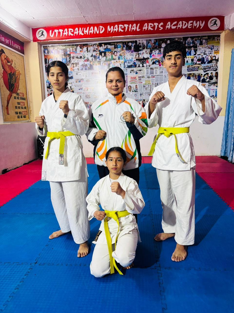 Nitika, Unnati and Tejas selected for Jujitsu Championship