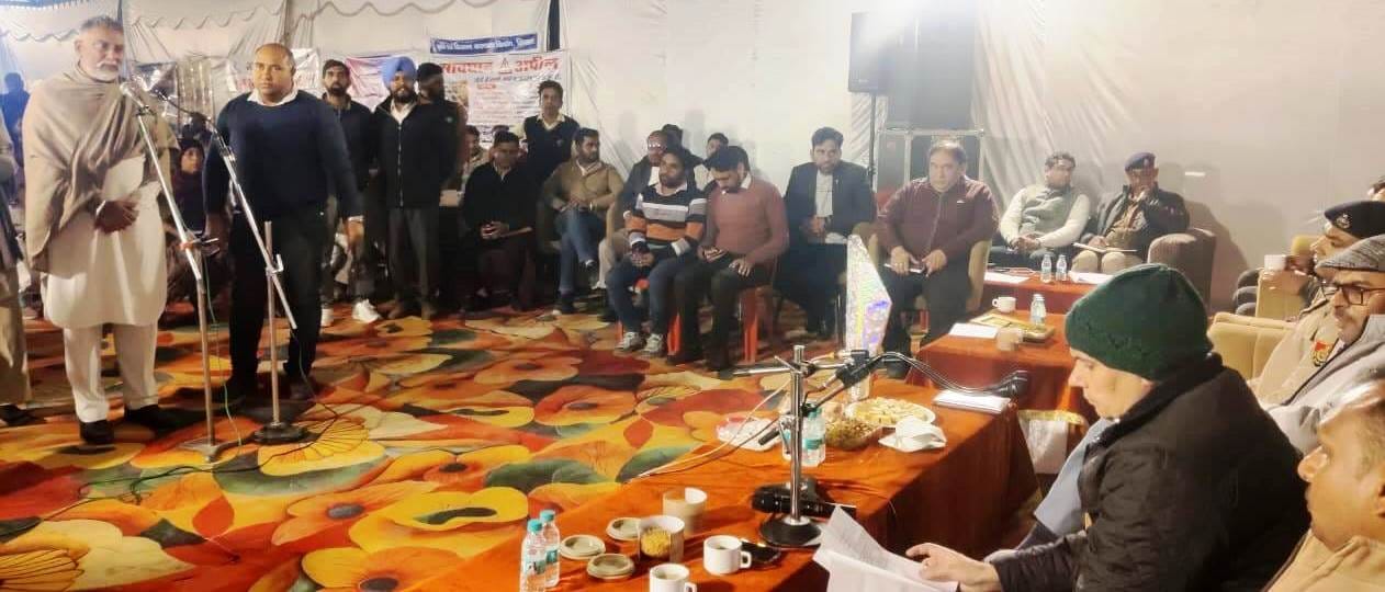 Villagers raised the issue of bus, ADC gave instructions for its solution on the spot