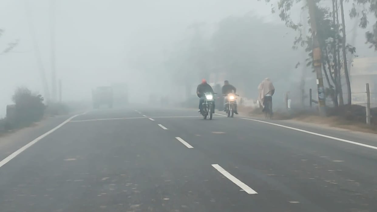 Fog brakes vehicles at speed, business cools