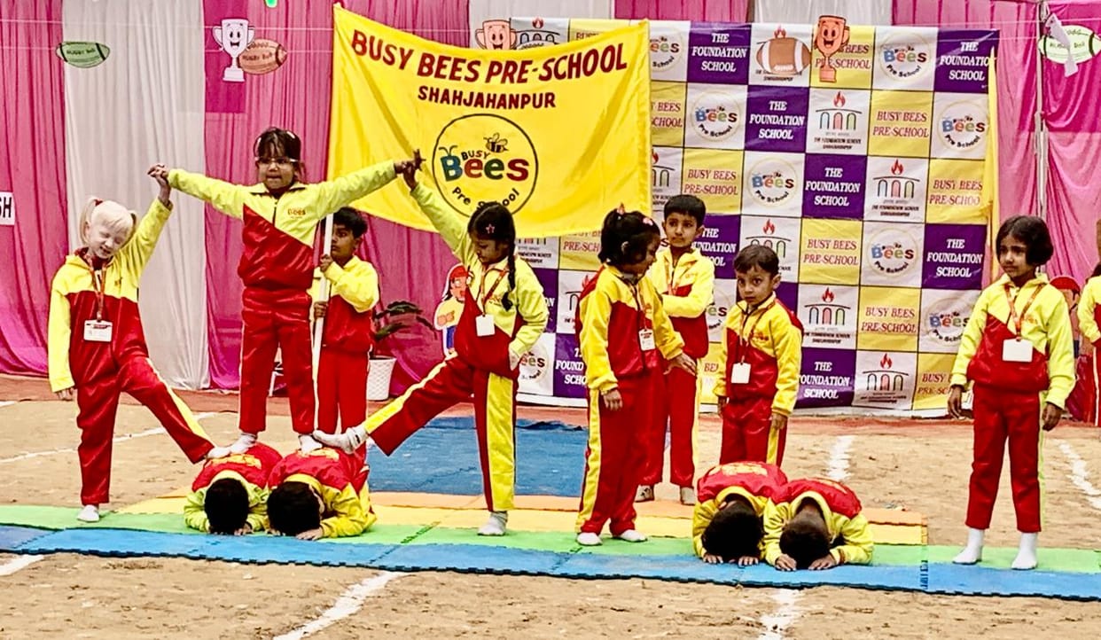 Children showcased their talent on Sports Day.