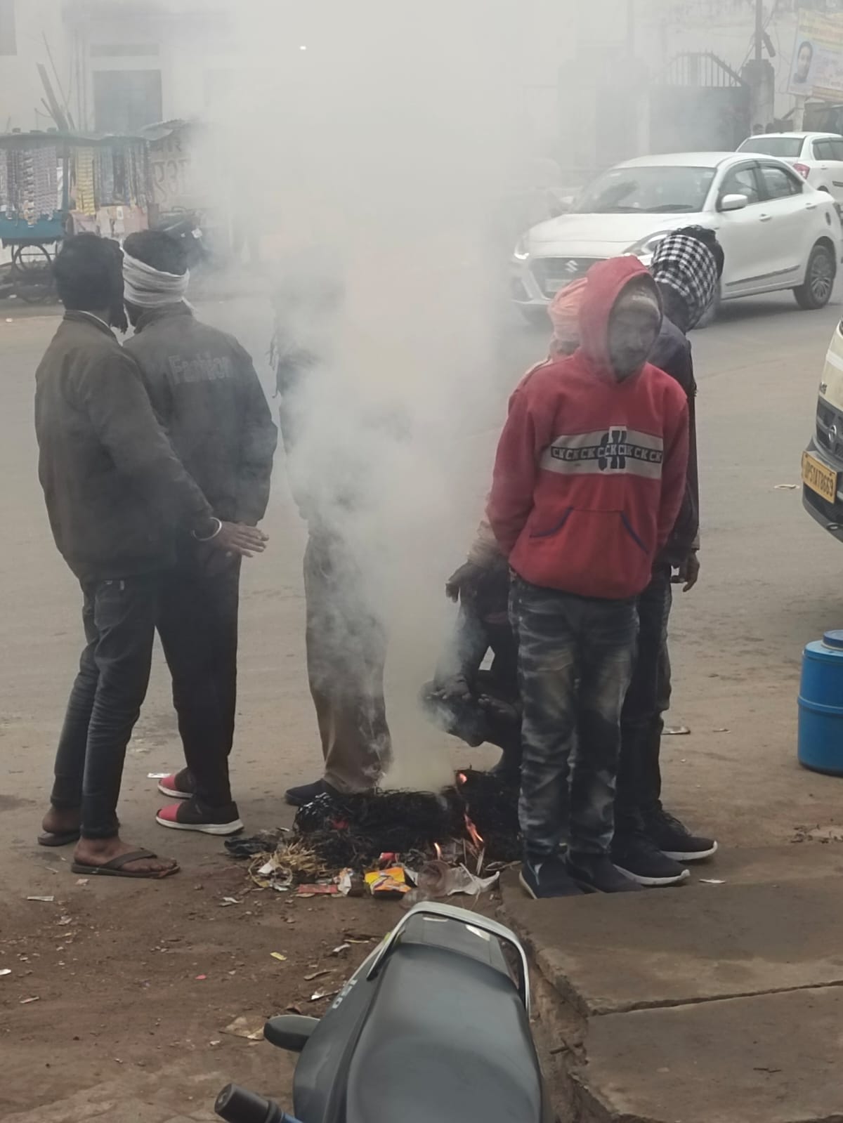 Neither the bonfire is lit nor the night shelter is ready...the needy are shivering