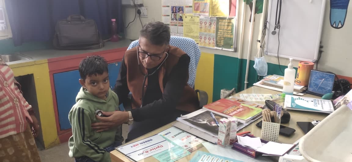 Patients are increasing in winter, most of the children are suffering from cough and cold.