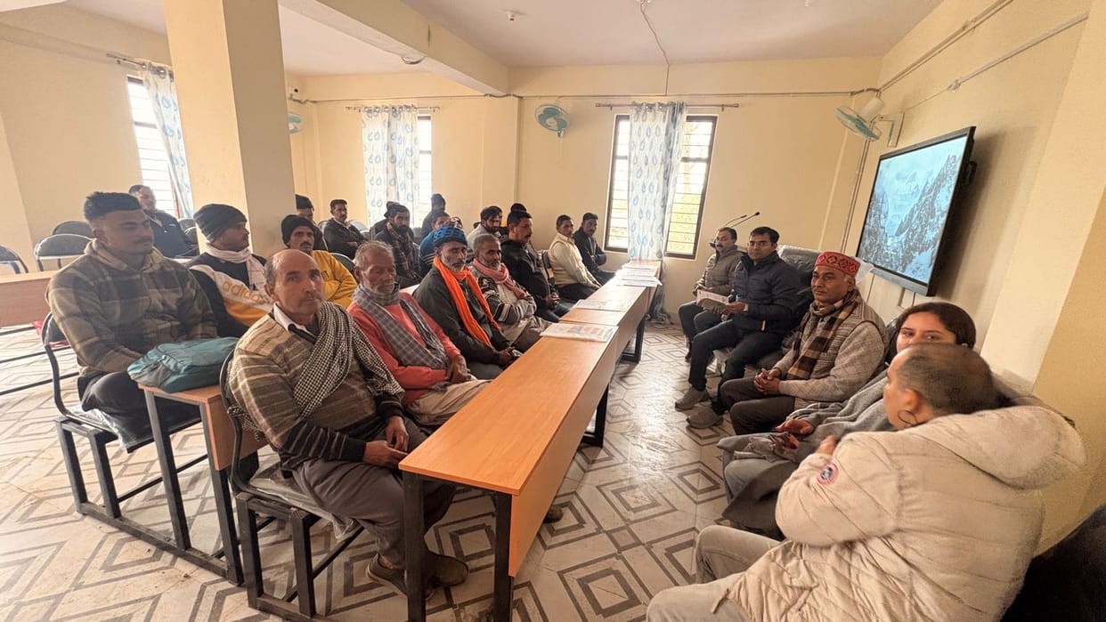 Special training on earthquake resistant construction techniques