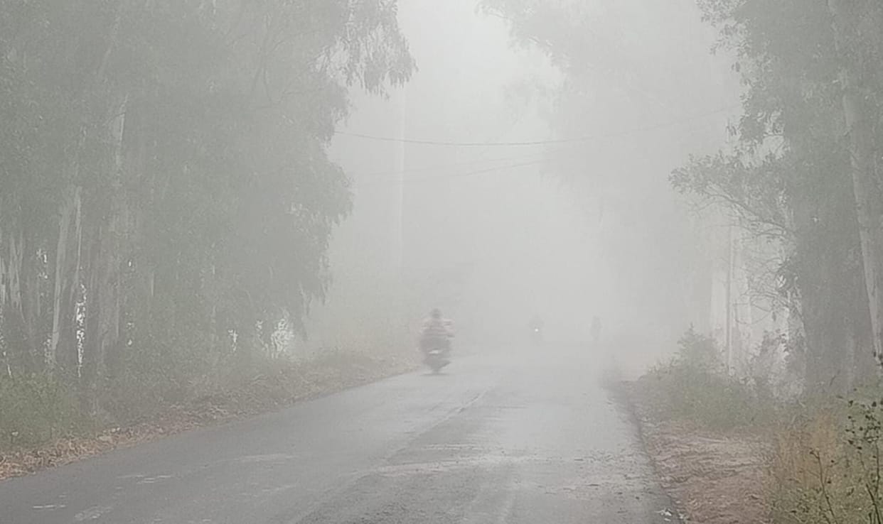 Winds increased the cold, mercury dropped and air quality improved.