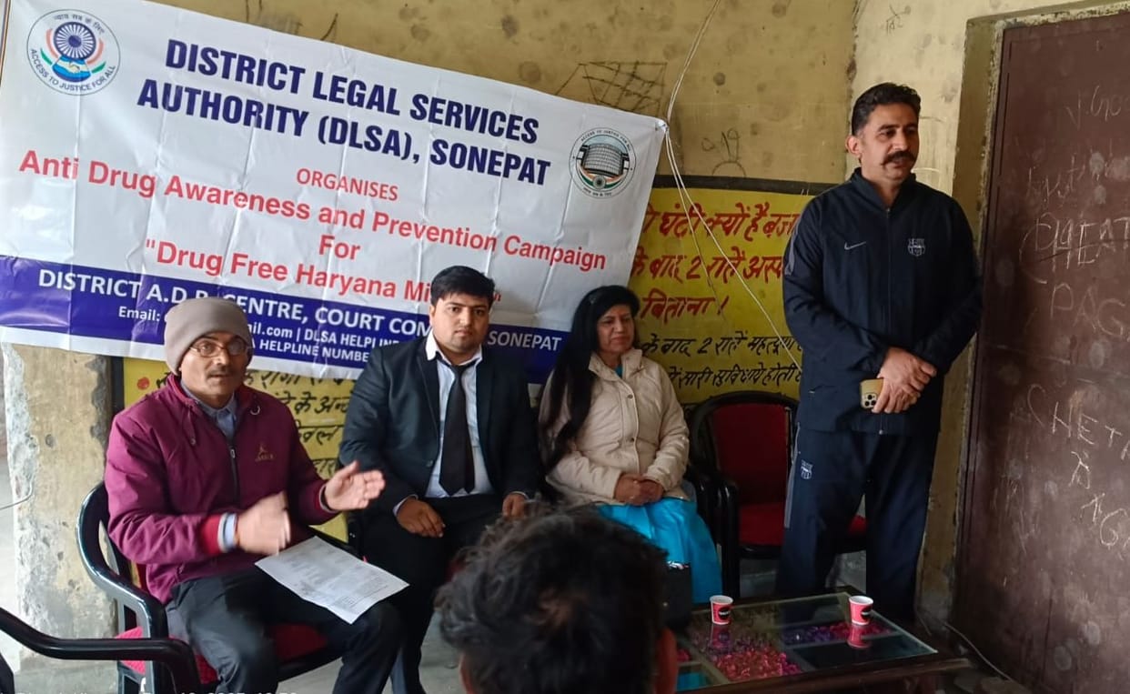 Villagers in Jathedi and Kami made aware against drugs