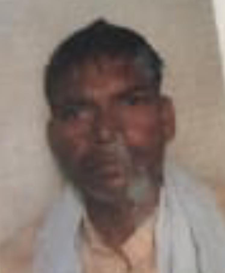 An elderly man returning with fertilizer was killed in a collision with a truck.