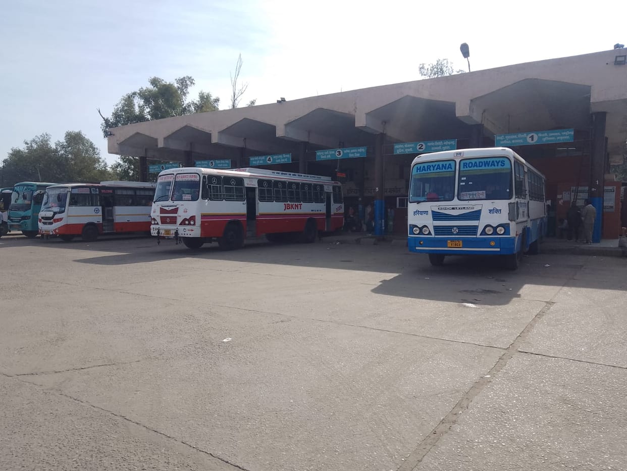 Bus services to Ateli and Rewari have been increased during the morning hours.