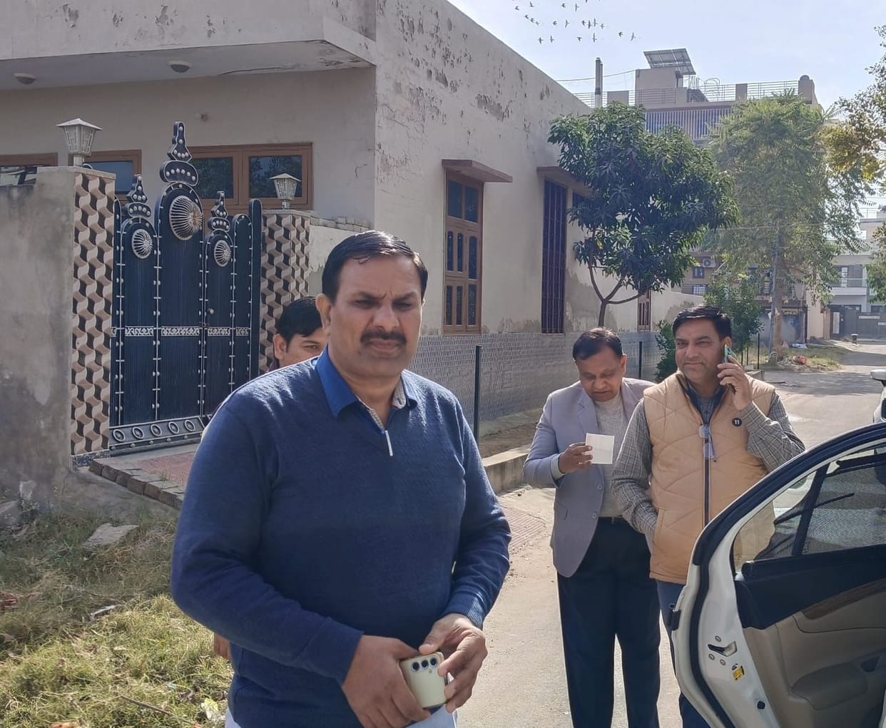 The DMC inspected the parks in the Huda sector.