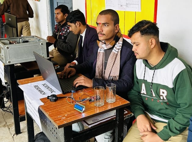Students showed the path to UPSC through their project