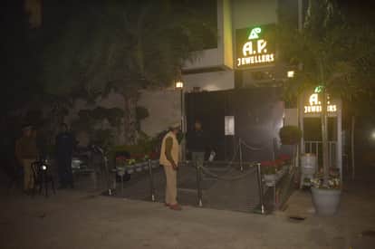 survey is continuing at AP Jewelers premises in Agra