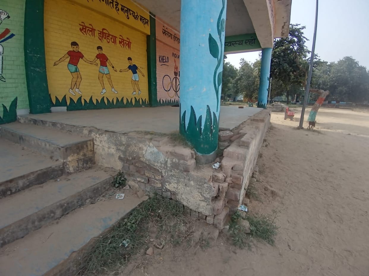 22.73 lakh will improve the condition of Rajiv Gandhi Sports Complex