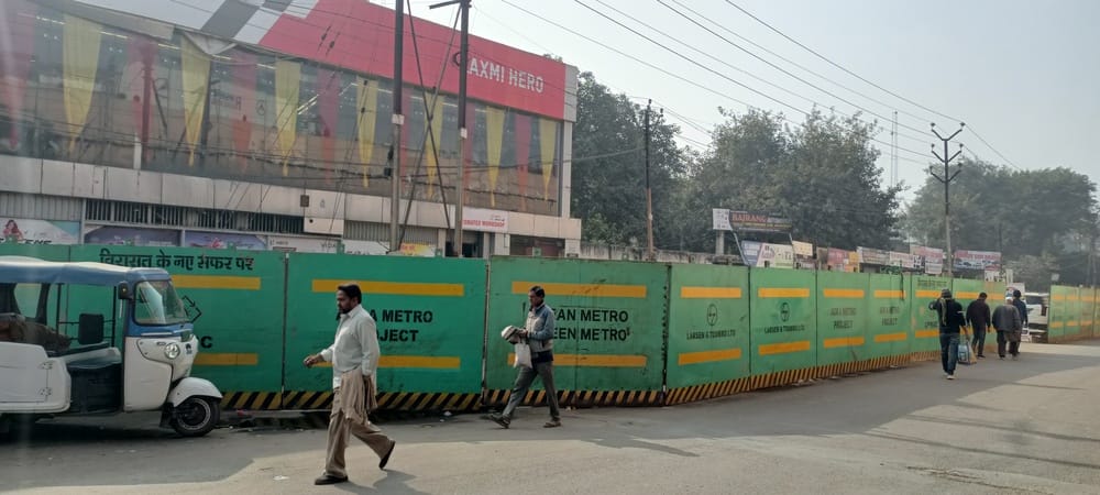 More machines have been deployed on the second metro corridor, and construction work has been accelerated.