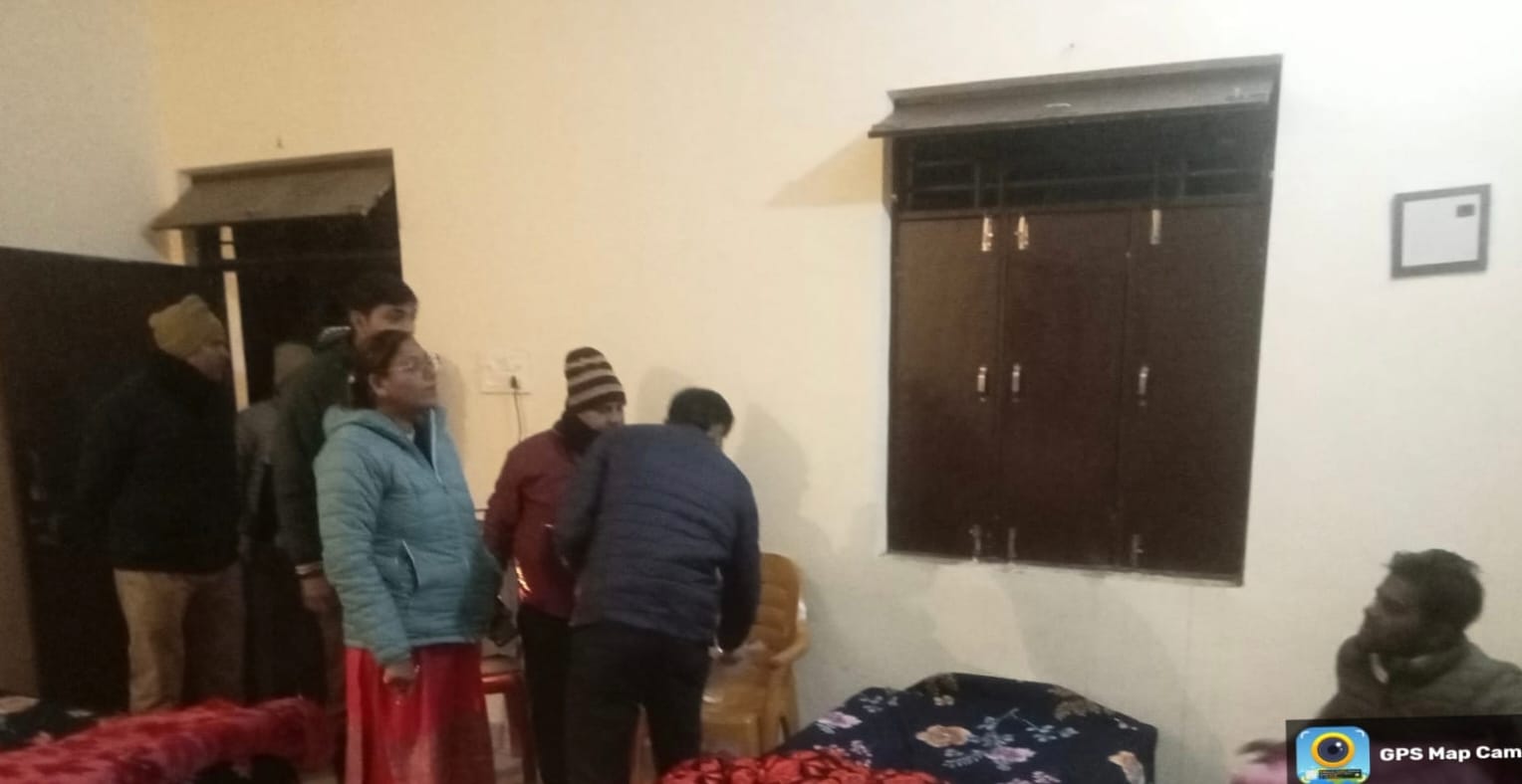 Tehsildar inspected the night shelters