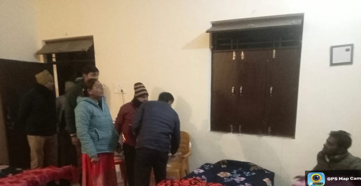 Tehsildar inspected the night shelters