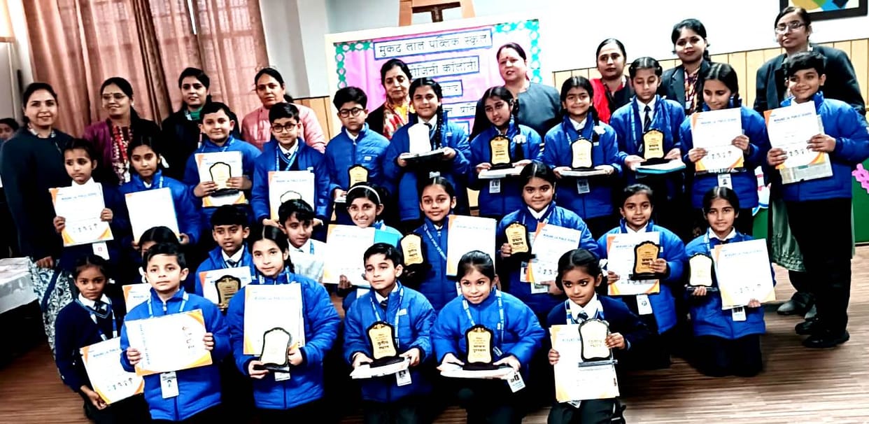 Talent displayed in the storytelling competition