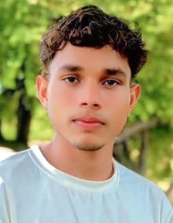 A 12th-grade student died after being hit by a bike while running.