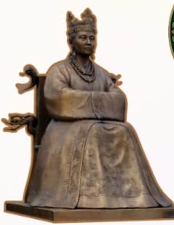 08- कोरिया पार्क में स्थापित होने वाली महारानी हो की मूर्ति- संवाद