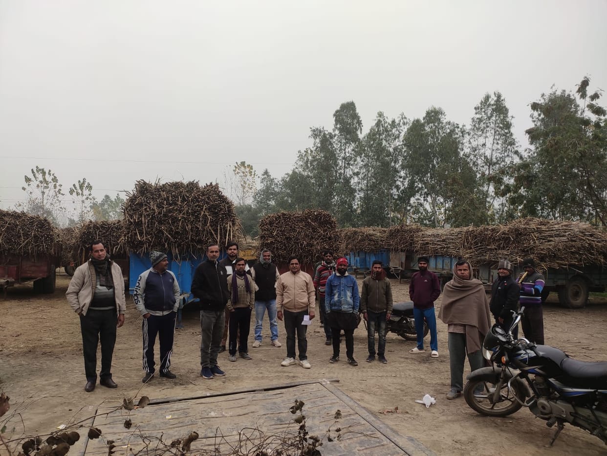 Sugarcane found 70 kg less in weight, weight and measurement inspector said ok