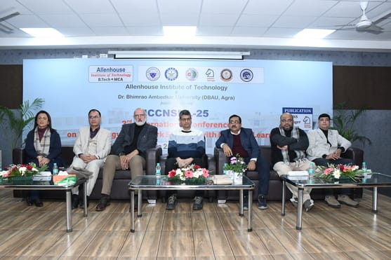 Discussions were held on cryptology, network security, and machine learning.