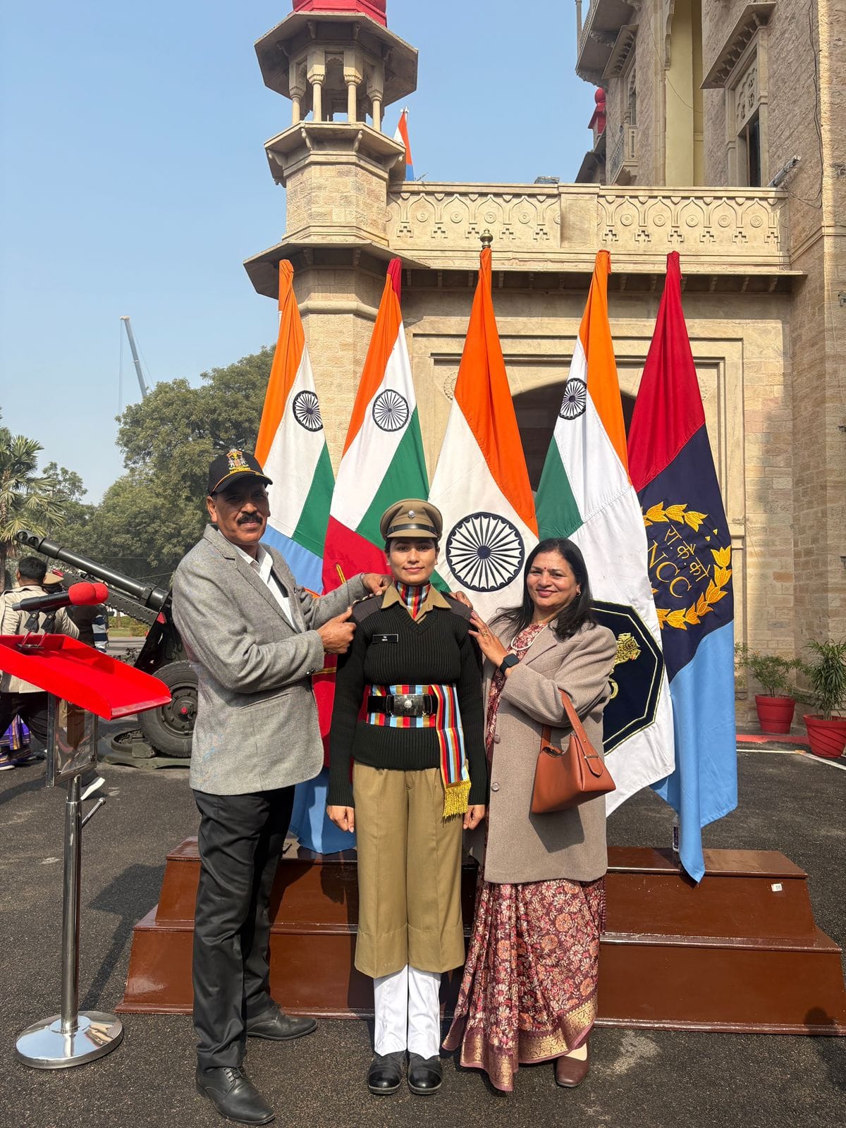 Neha of Thapkaur became Lieutenant ANO