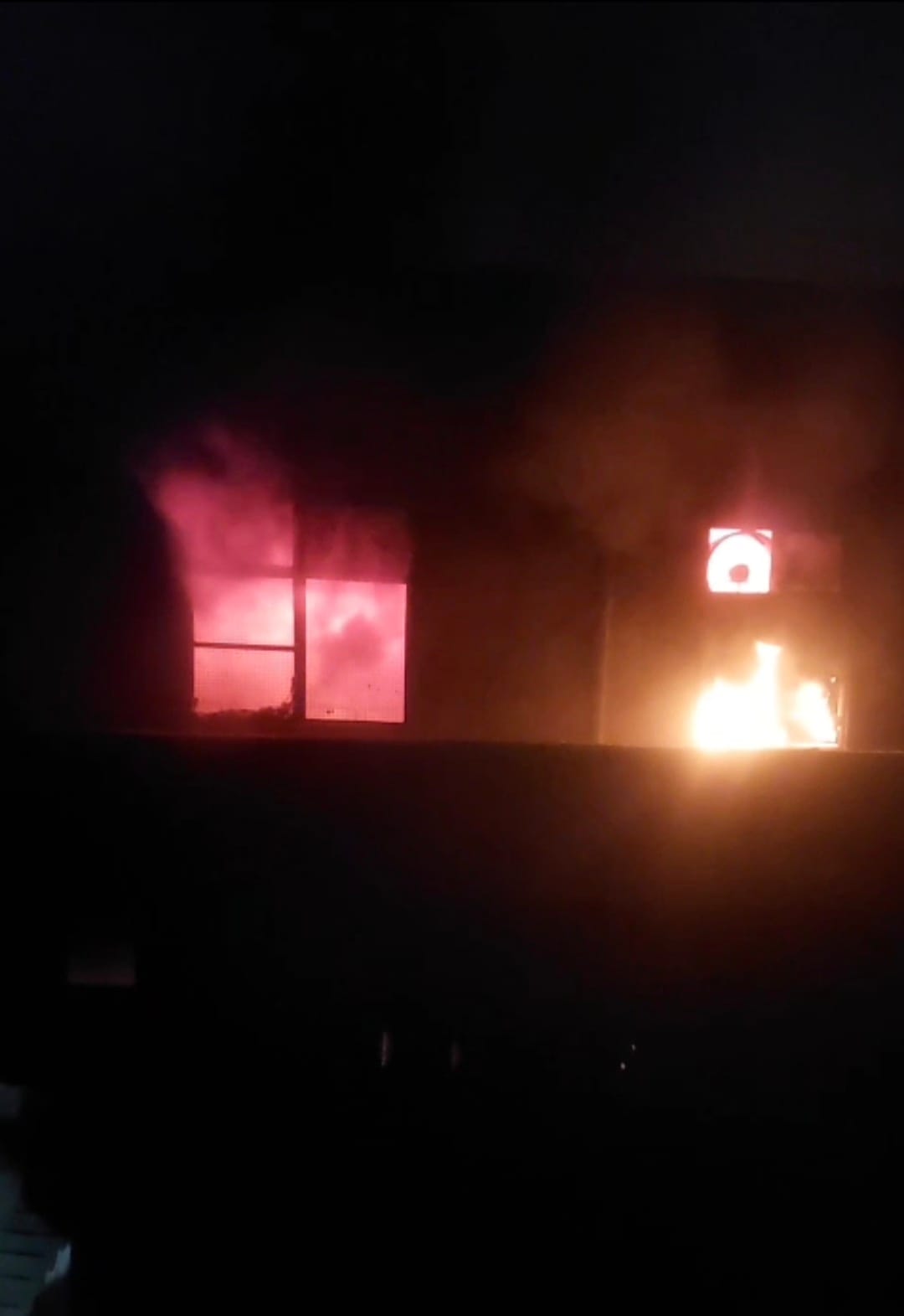 A fire broke out in a shoe factory; nine factories have burned down in nine days.