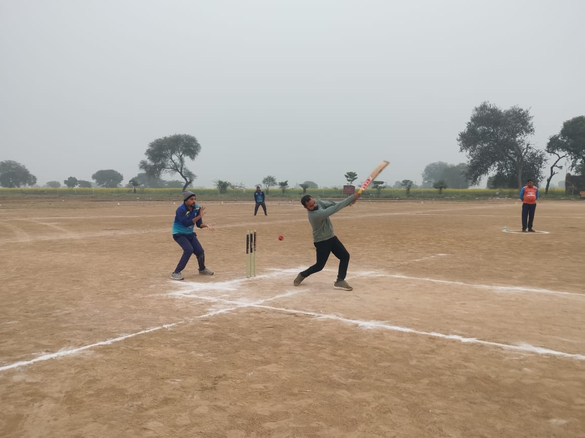 Teachers hit fours and sixes, Sumerpur won.
