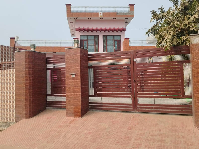 The woman has been staging a protest with her family members at the gate of her in-laws' house for seven days