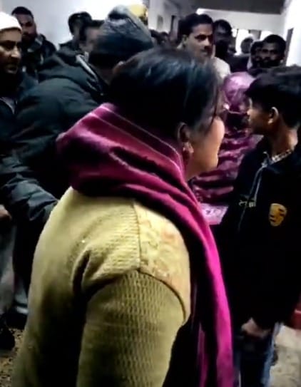 In Gorakhpur, During samadhan diwas,a woman attempted self-immolation by dousing herself with petrol