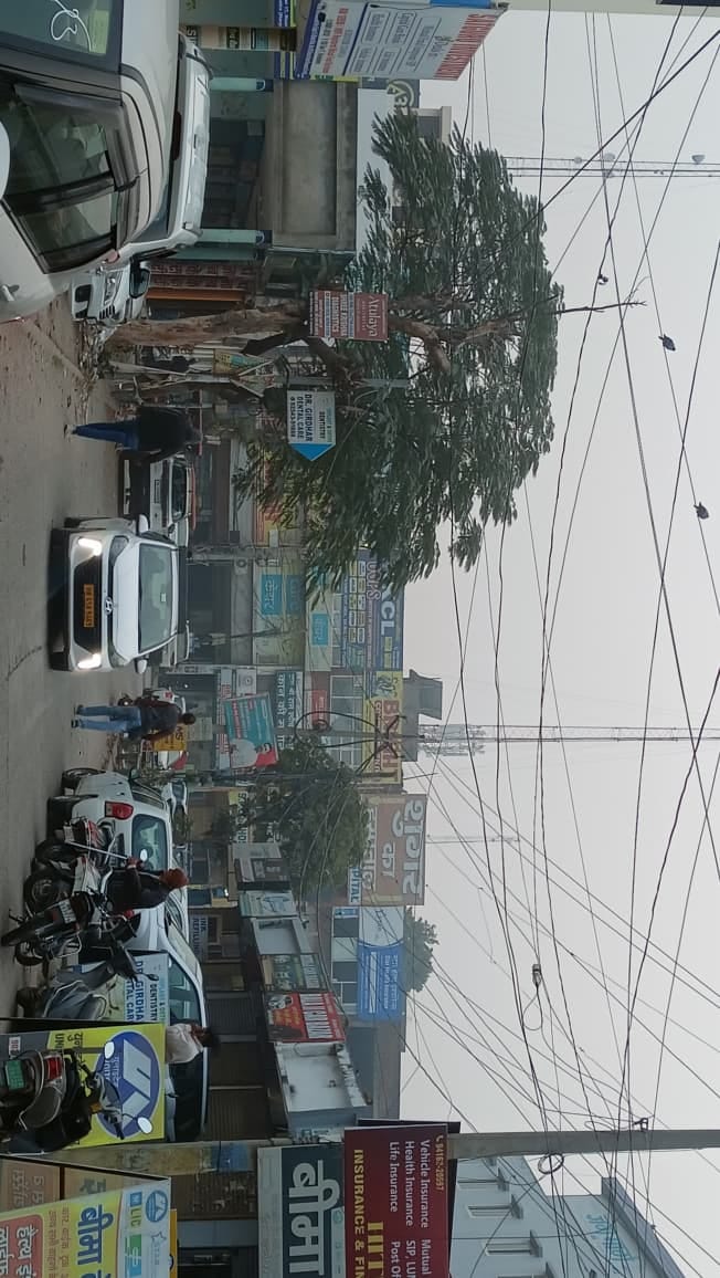 Illegal hoardings are installed in residential as well as commercial areas.