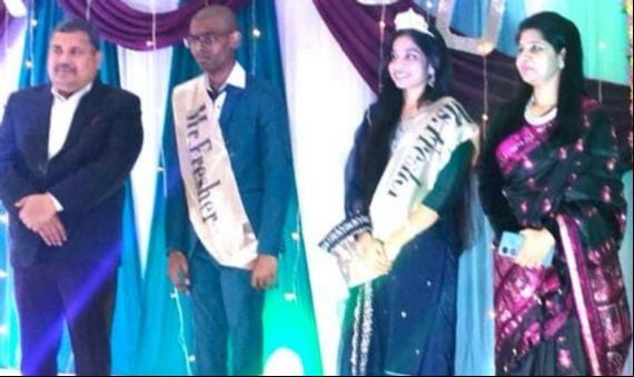 Yash Kumar became Mr. Fresher and Vishaka Bansal became Miss Fresher.
