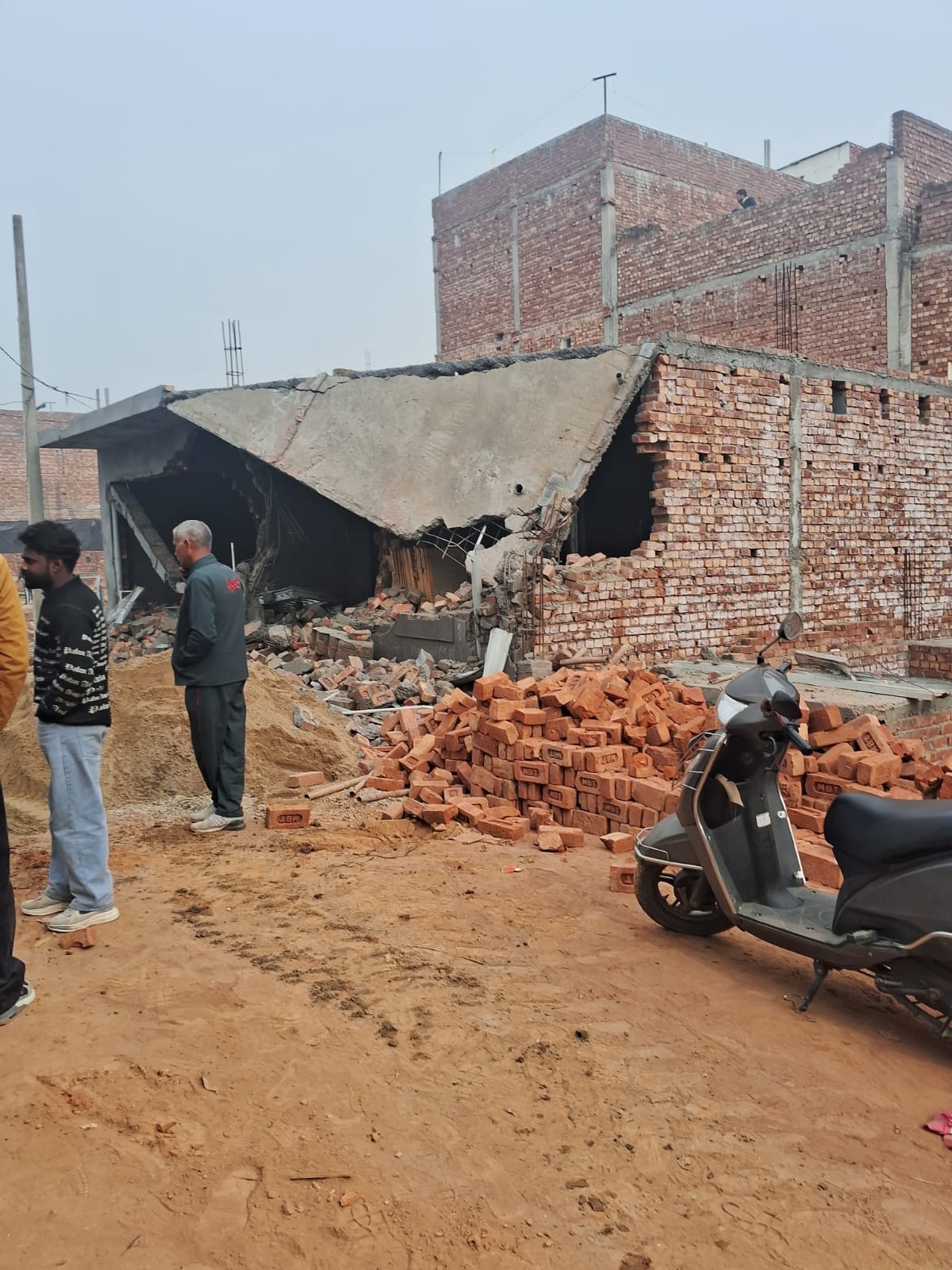 Demolition of construction from illegal colonies