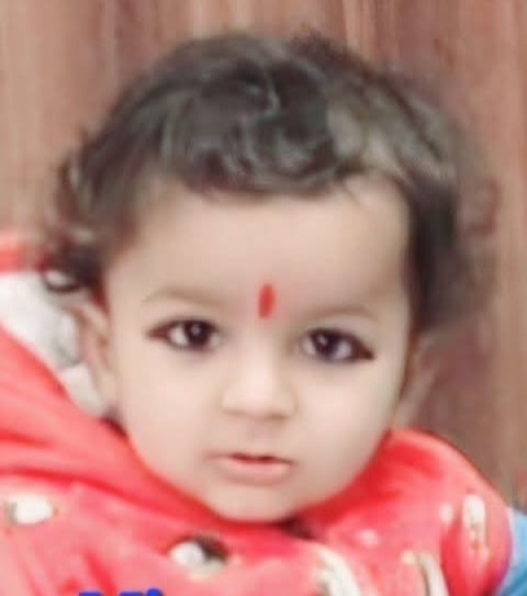 A baby fell from his aunt's lap after a monkey snatched at him, and died.