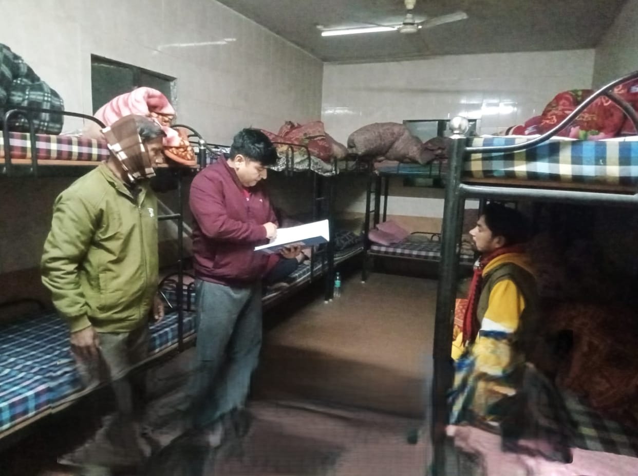 517 people benefited from the night shelters