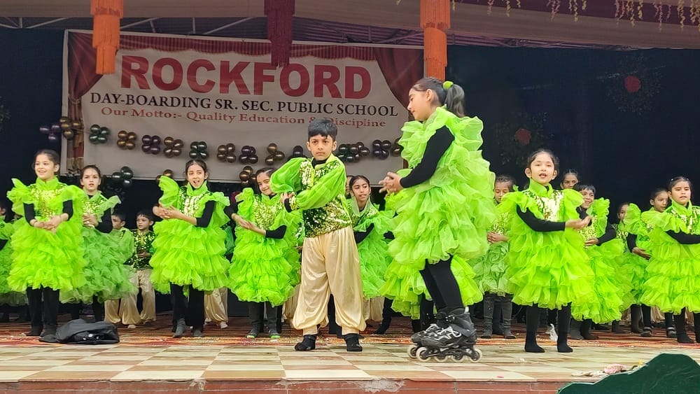 The children enthralled the audience with their colourful cultural programme.