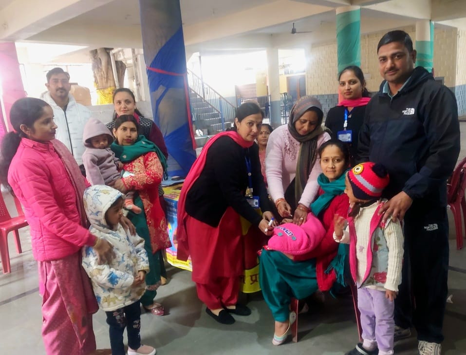 Pulse Polio Campaign: 99,782 children in the district received two drops of life.